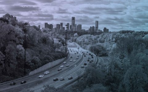 highway leading into city