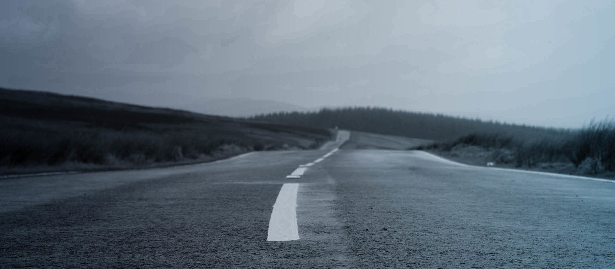 empty rural highway